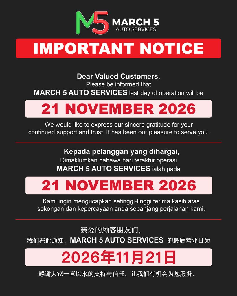 march5 important notice